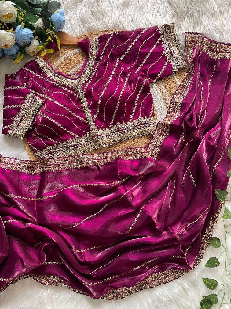 Ynf Jimmy Choo RIN134 NITYA Silk Sarees Wedding Collections Festive Collections Wholesale Soft Silk Sarees Designer Silk Sarees Embroidered Silk Sarees Manufacturer