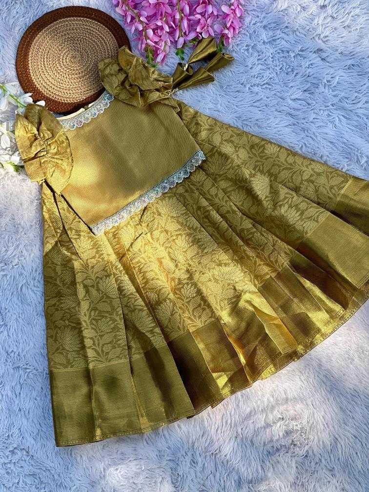 Ynf Kanjivaram Silk RIN235 Double Kids Wear Wholesale Kids Lehenga Kids Lehenga Choli Baby Girl Lehenga Manufacturer