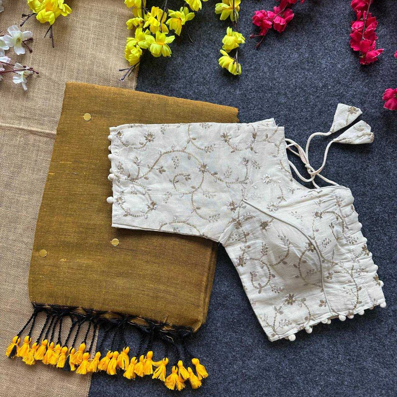 Ynf Khadi Cotton KESH388 hk42 Sarees Wholesale Fancy Sarees Sarees With Blouse Manufacturer