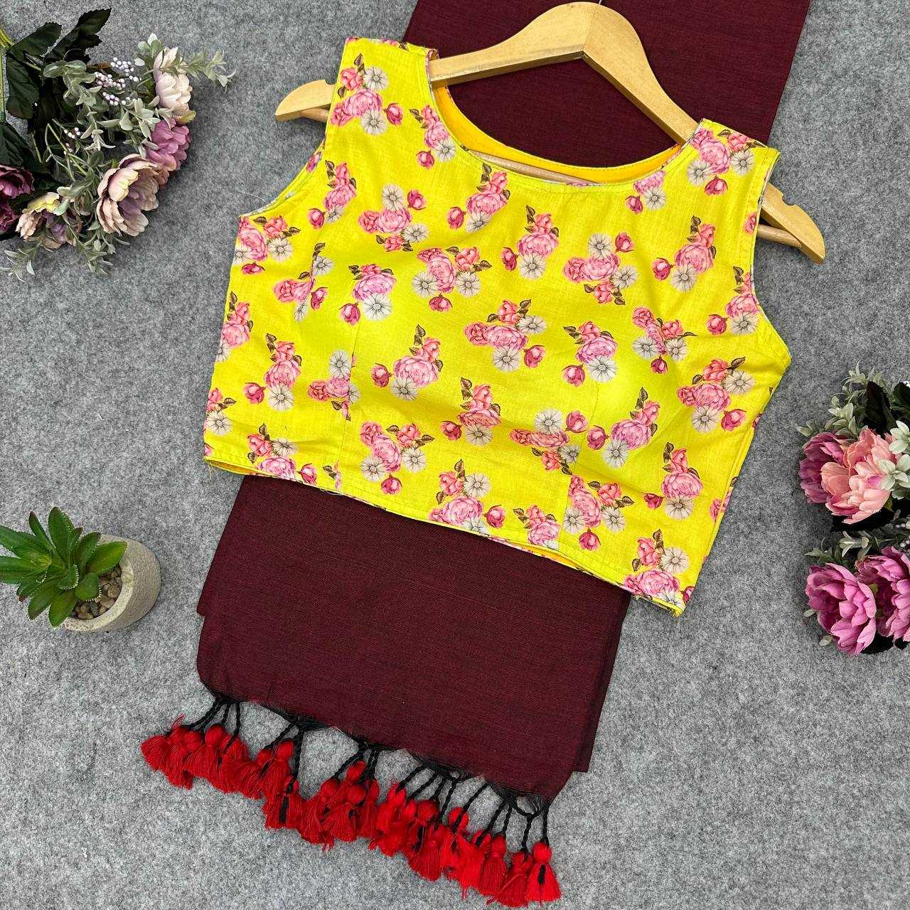 Ynf Khadi Cotton KESH388 HK45 Sarees Festive Collections Wholesale Cotton Sarees Casual Sarees Sarees With Blouse Manufacturer