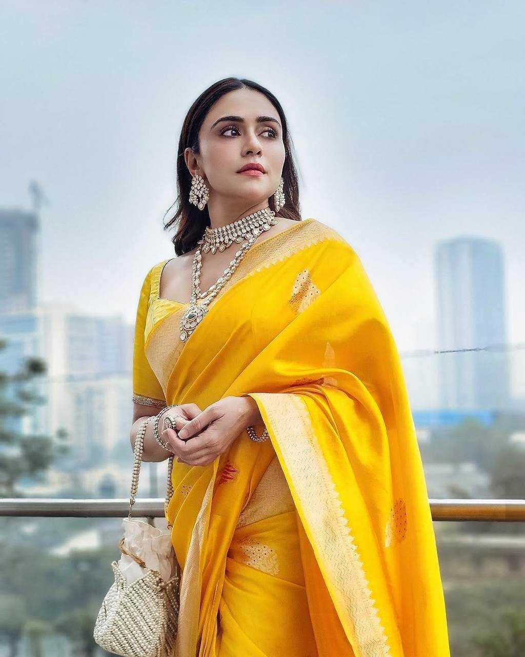 Ynf Lichi Silk KESH551 253 Silk Sarees Wholesale Soft Silk Sarees Yellow Silk Sarees Manufacturer