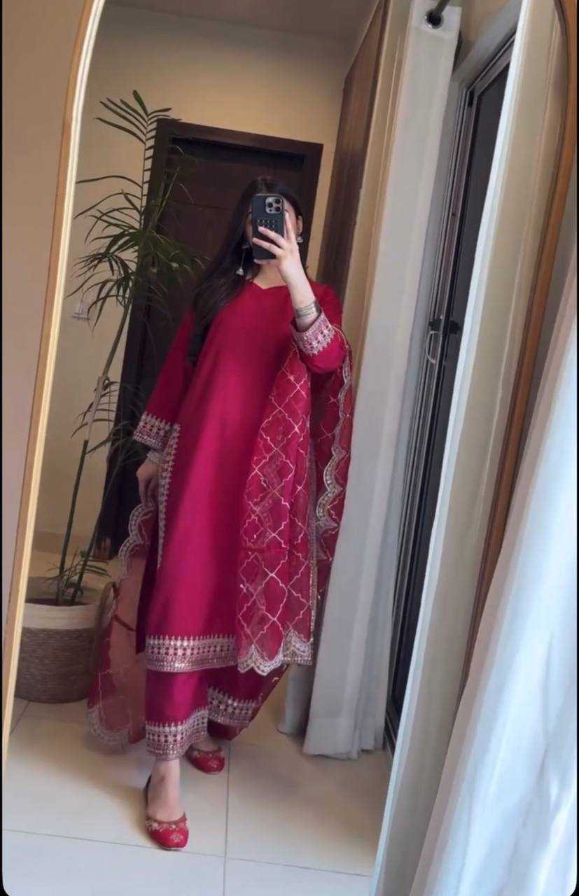 Ynf Malay Satin Silk KESH528 465 Suits & Dresses Islamic Clothing Wedding Collections Wholesale Pakistani Suits Embroidery Suits Ladies Silk Suit Manufacturer