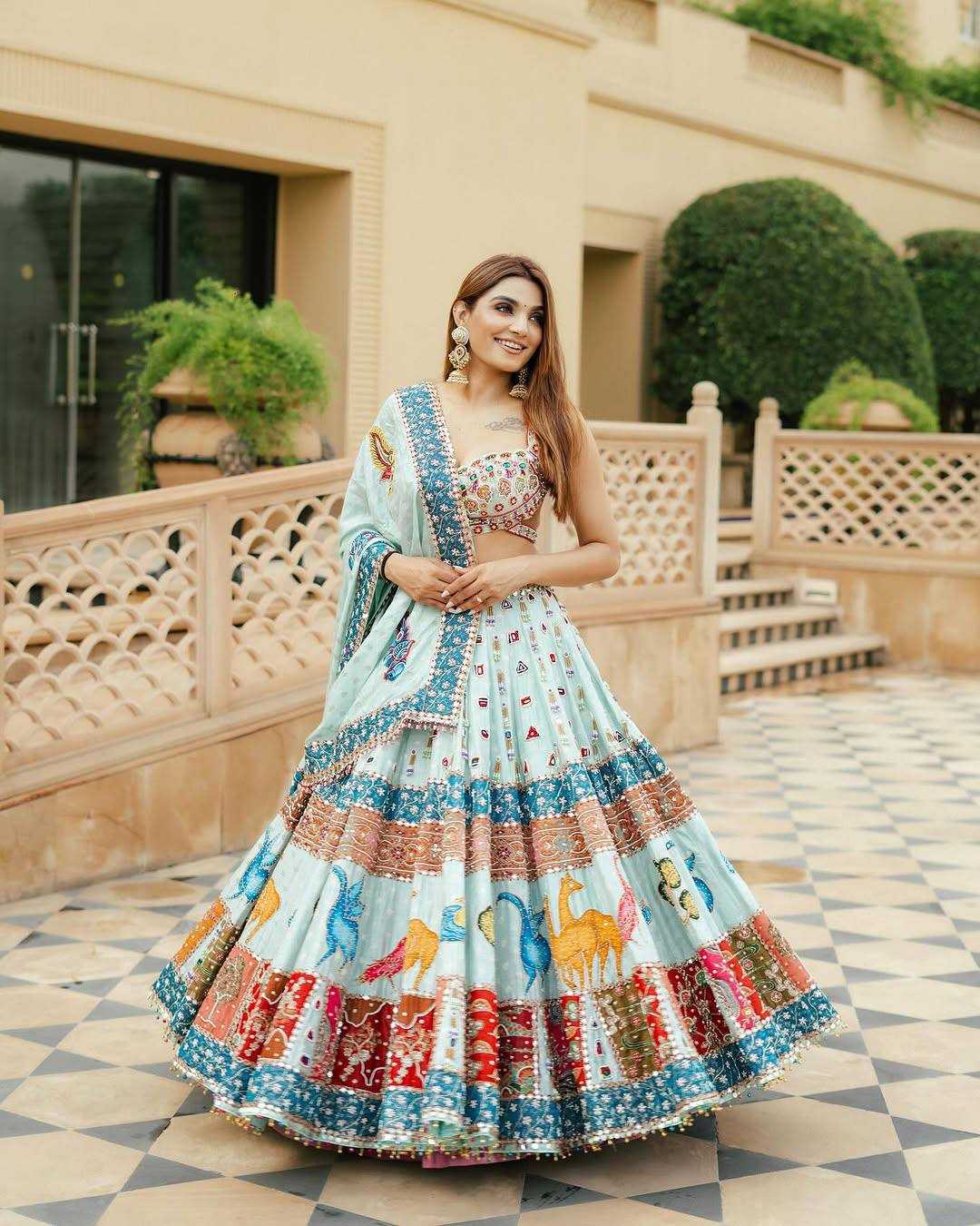 Ynf Muslin Cotton KESH492 104 Lehengas Festive Collections Wholesale Bollywood Lehenga Choli Navratri Chaniya Choli Manufacturer