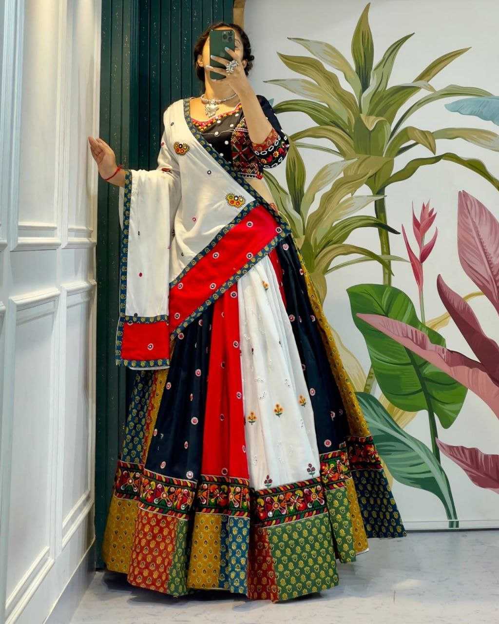 Ynf Muslin Cotton RIN207 1542 Lehengas Festive Collections Wholesale Designer Lehenga Choli Lehenga With Dupatta Navratri Chaniya Choli Manufacturer