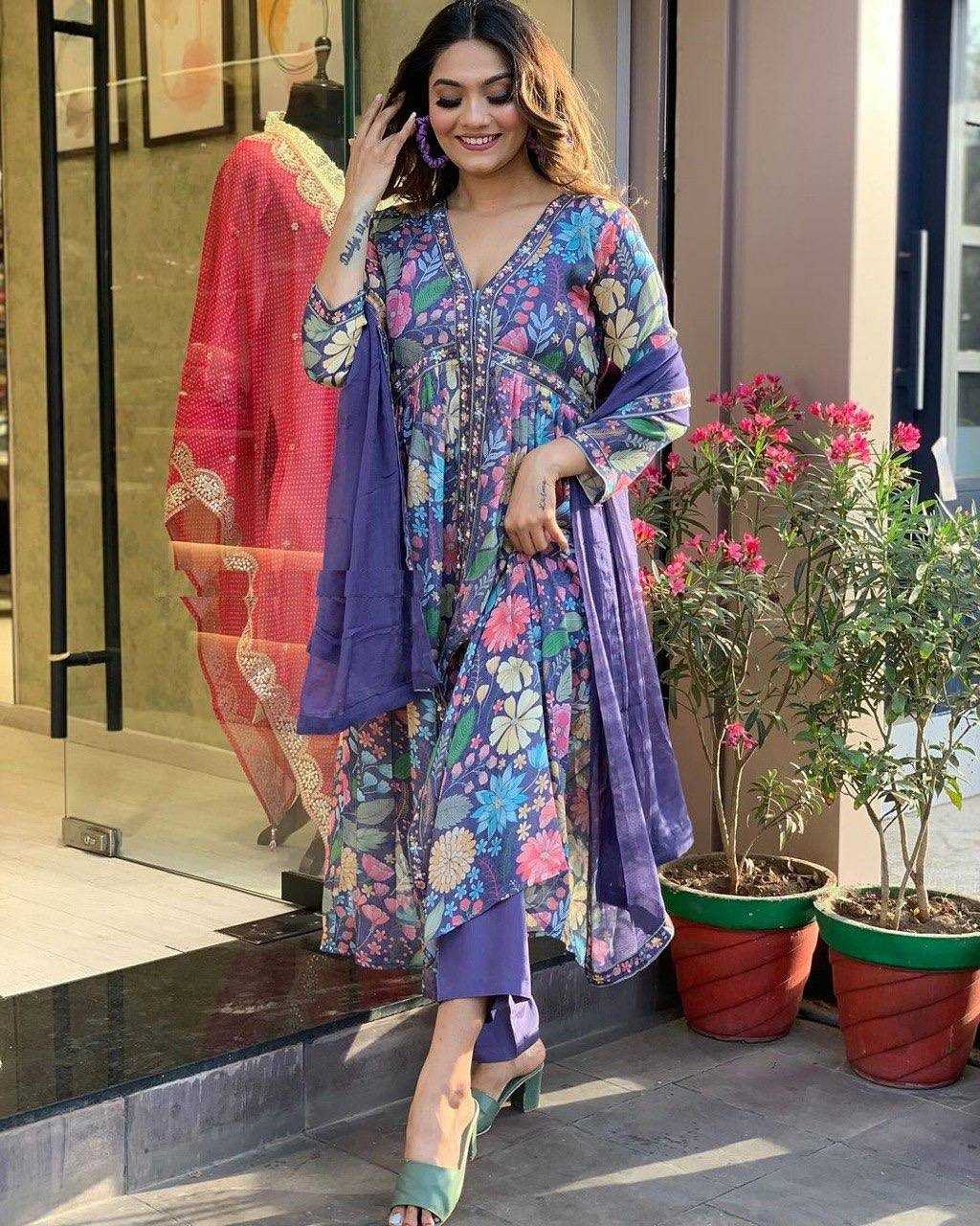 Ynf Muslin KESH526 G28 Suits & Dresses Wholesale Embroidery Suits Anarkali Suits Party wear suits Manufacturer