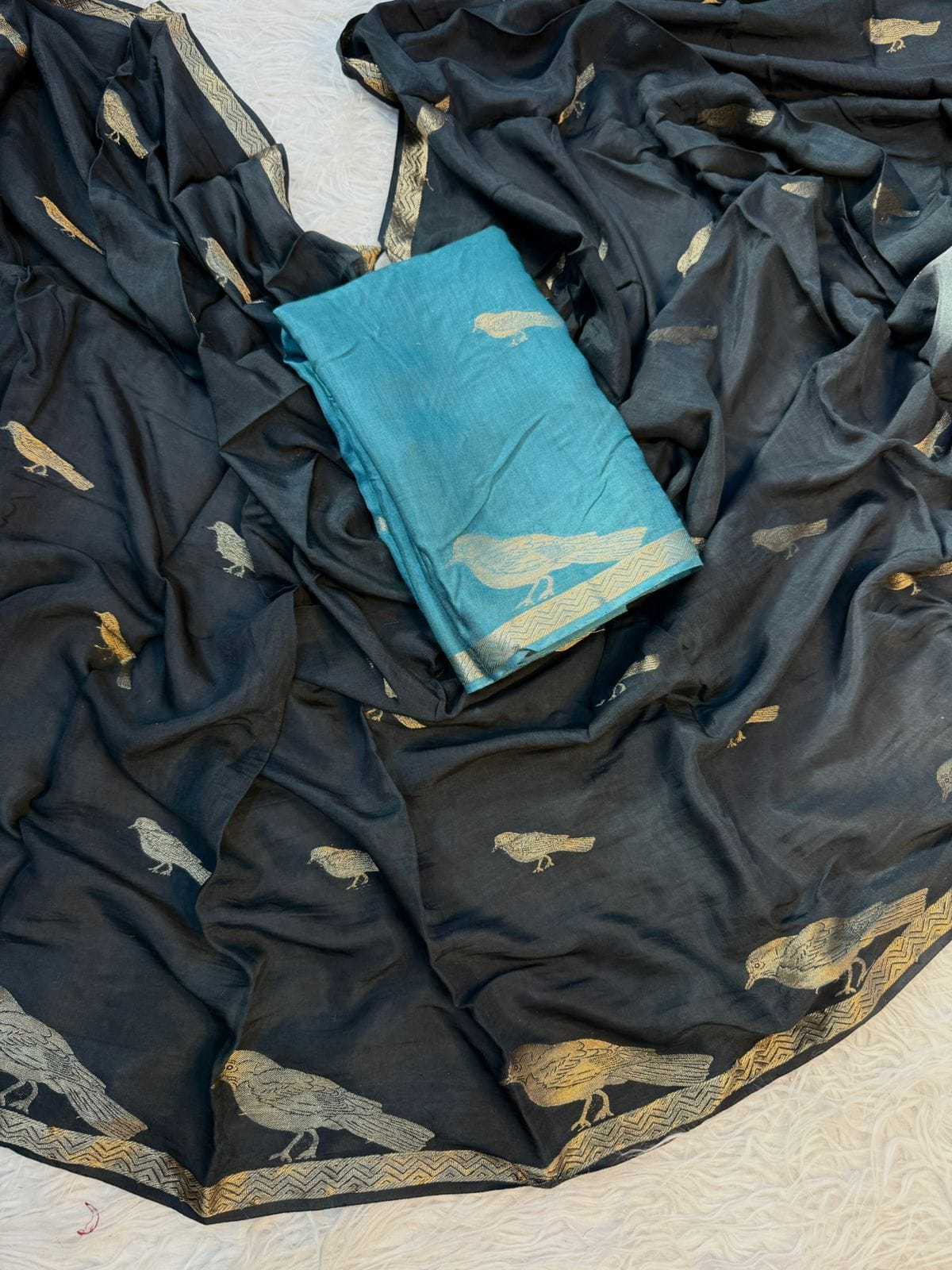 Ynf Muslin Silk RIN178 chidiya Silk Sarees Wholesale Muslin Silk Saree Designer Silk Sarees Silk Sarees For Weddings Manufacturer