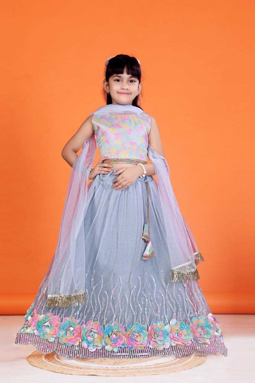 Ynf Net KESH461 109 Kids Wear Wholesale Kids Lehenga Choli Manufacturer