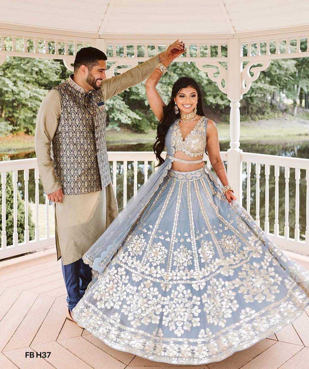 Ynf Net RIN213 H37 Lehengas Wedding Collections Wholesale Net Fancy Lehenga Pre-Wedding Photoshoot Outfits Manufacturer