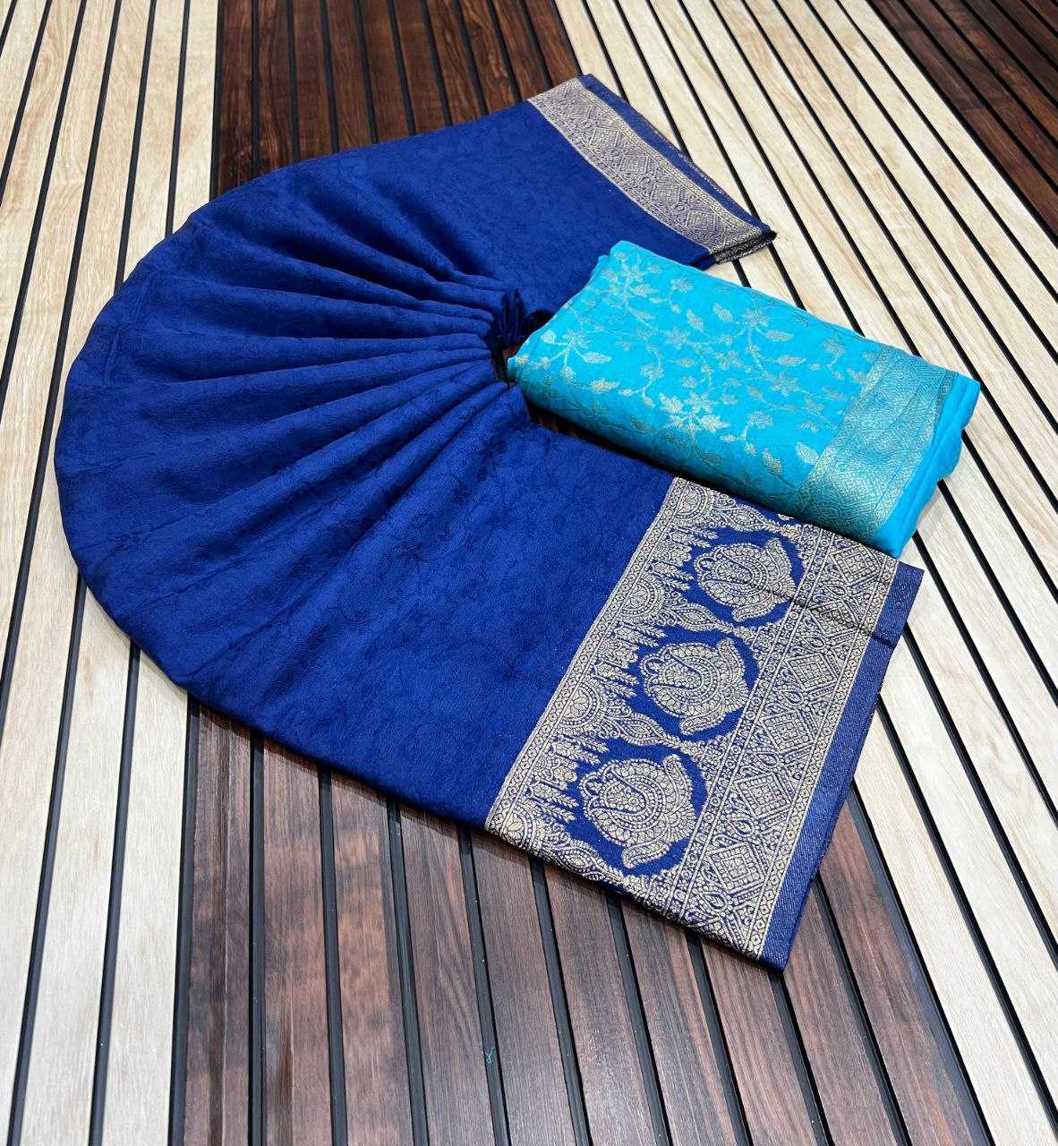 Ynf Nylon RIN225 930 Sarees Wedding Collections Festive Collections Wholesale Nylon Sarees Viscose Saree Sarees With Blouse Manufacturer