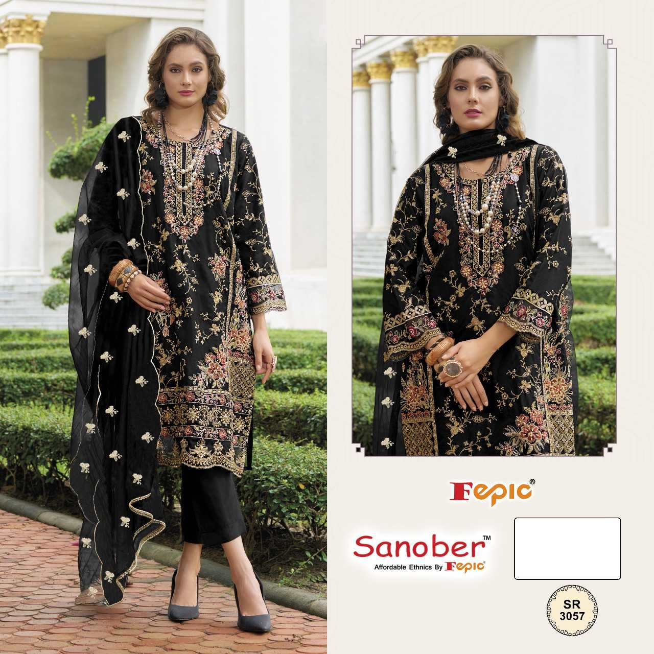 Ynf Organza KESH446 SR3057 Suits & Dresses Wholesale Embroidery Suits Wedding Suits Designer Suits Manufacturer