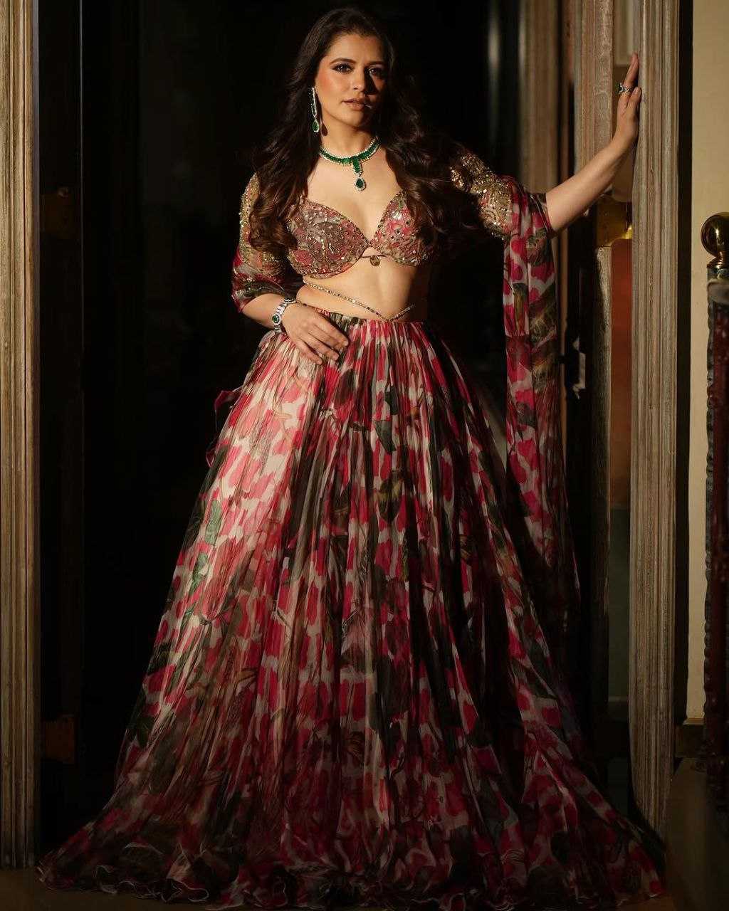 Ynf Organza KESH508 1027 Lehengas Wholesale Designer Lehenga Silk Lehenga Printed Lehenga Manufacturer