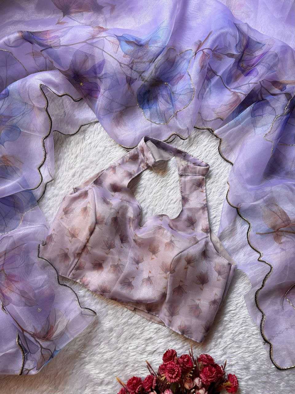 Ynf Organza KESH518 4341 Sarees Wholesale Organza Sarees Printed Sarees Hand Work Sarees Manufacturer