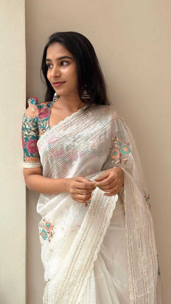 Ynf Organza RIN222 HETSHVI Sarees Festive Collections Wholesale Organza Sarees Sequence Sarees Onam Collections Manufacturer