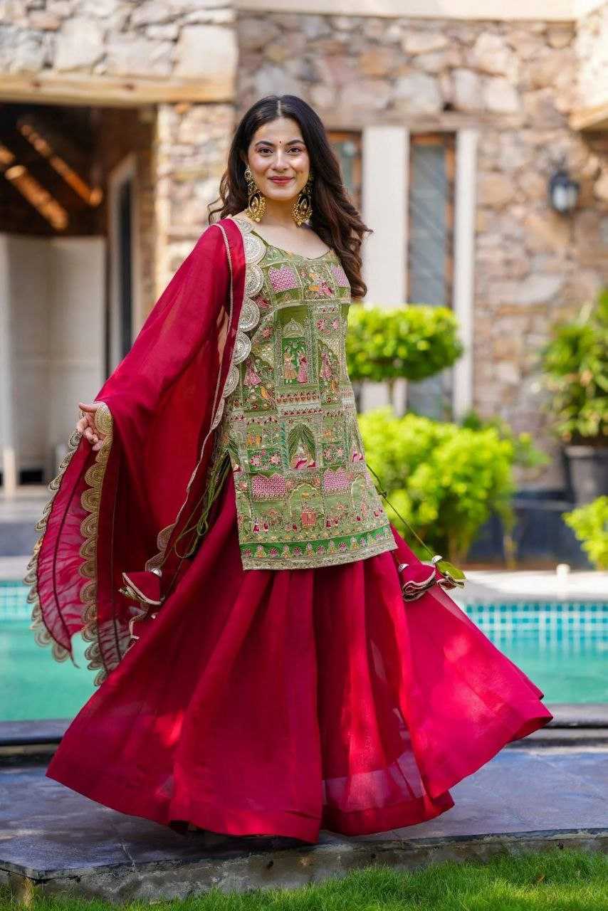 Ynf Organza Silk KESH154 1161 Suits & Dresses Wholesale Ladies Suits Dresses Designer Suits Manufacturer