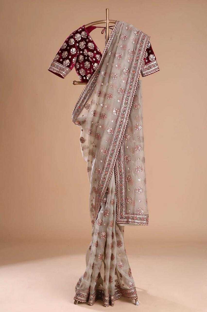 Ynf Organza Silk RIN134 0271 Silk Sarees Wedding Collections Festive Collections Wholesale Soft Silk Sarees Designer Silk Sarees Embroidered Silk Sarees Manufacturer