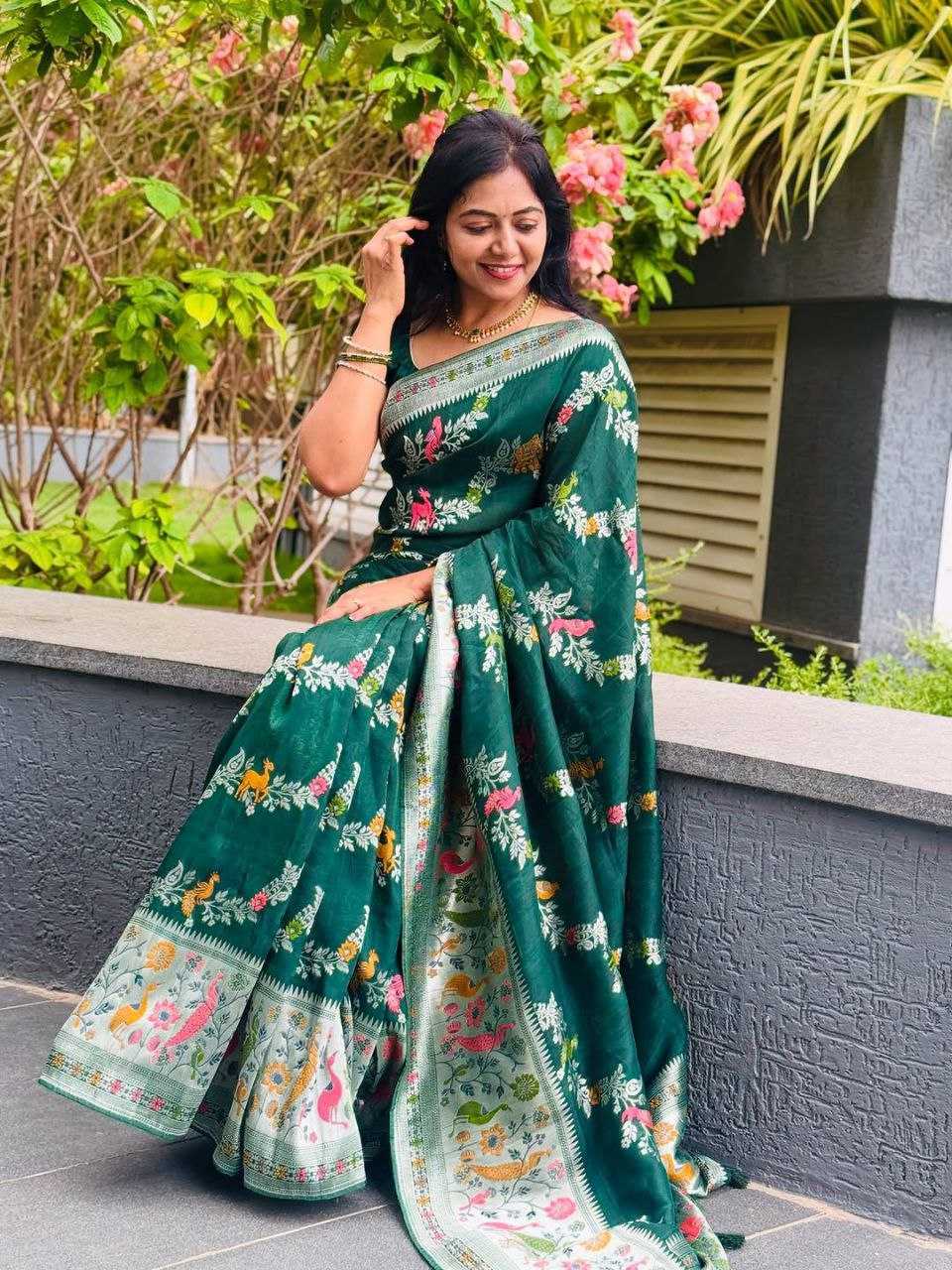 Ynf Paithani Silk RIN225 934 Silk Sarees Wedding Collections Festive Collections Wholesale Paithani Sarees Traditional Silk Sarees Silk Sarees With Blouse Manufacturer
