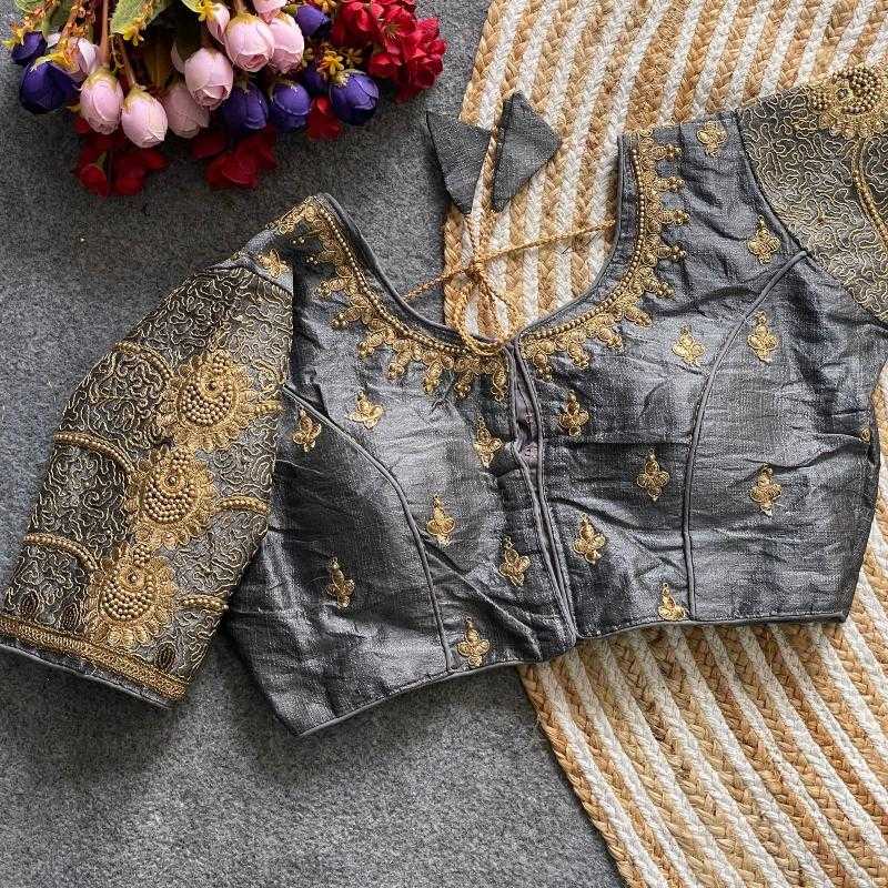 Ynf Phantom Silk KESH426 moon Readymade Blouses Wholesale Blouse Designer Blouse Silk Blouse Manufacturer