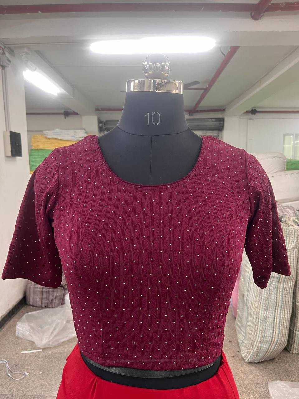 Ynf Polyester KESH535 DIAMOND Readymade Blouses Wholesale Blouse Designer Blouse Fashion Blouse Manufacturer
