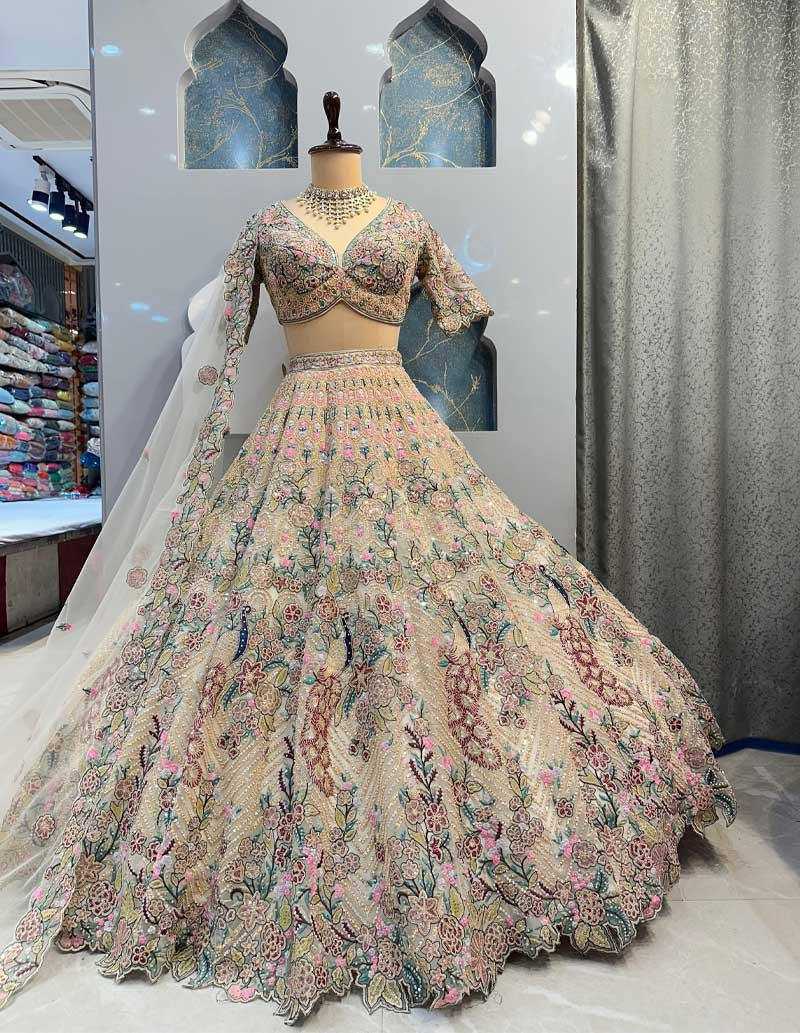 Ynf Premium Silk KESH512 1771 Lehengas Wedding Collections Festive Collections Wholesale Designer Lehenga Embroidered Lehenga Lehenga With Cancan Manufacturer