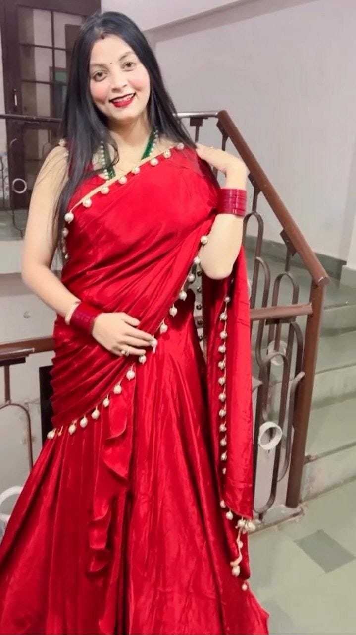 Ynf Premium Silk RIN157 245 Silk Sarees Wholesale Designer Silk Sarees Silk Sarees For Weddings Red Silk Sarees Manufacturer