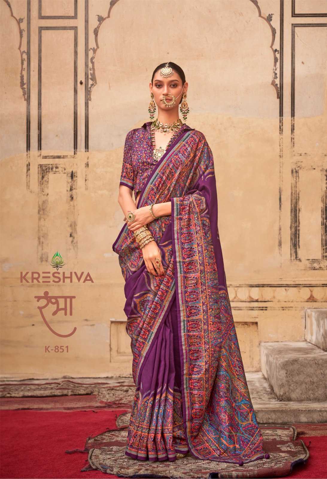 Ynf Pure Bandhej KESH522 116 Sarees Wedding Collections Wholesale Ajrakh Sarees Wedding Outfits Manufacturer