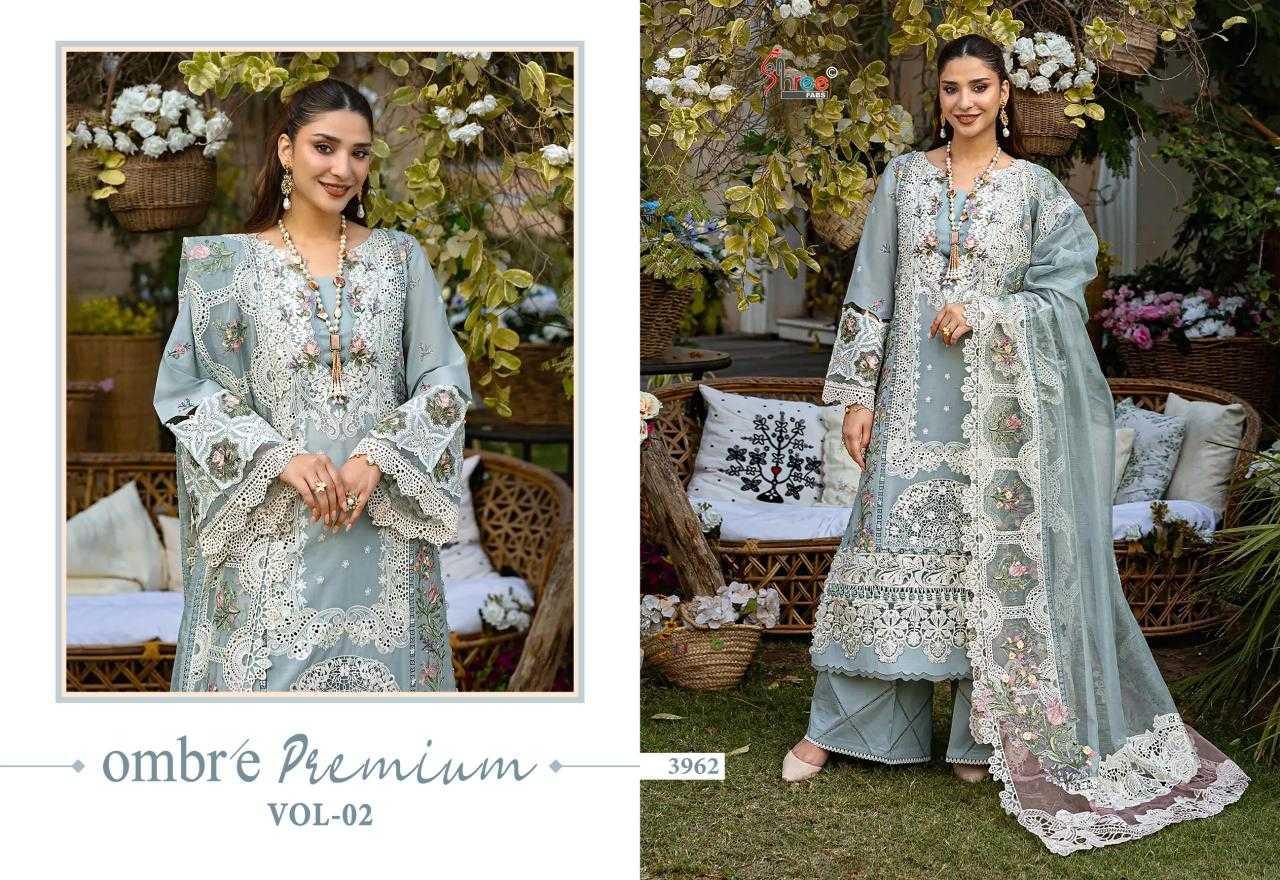 Ynf Pure Cotton KESH444 OMBRE-PREMIUM VOL-2 Suits & Dresses Wedding Collections Wholesale Embroidery Suits Cotton Suits Designer Suits Manufacturer