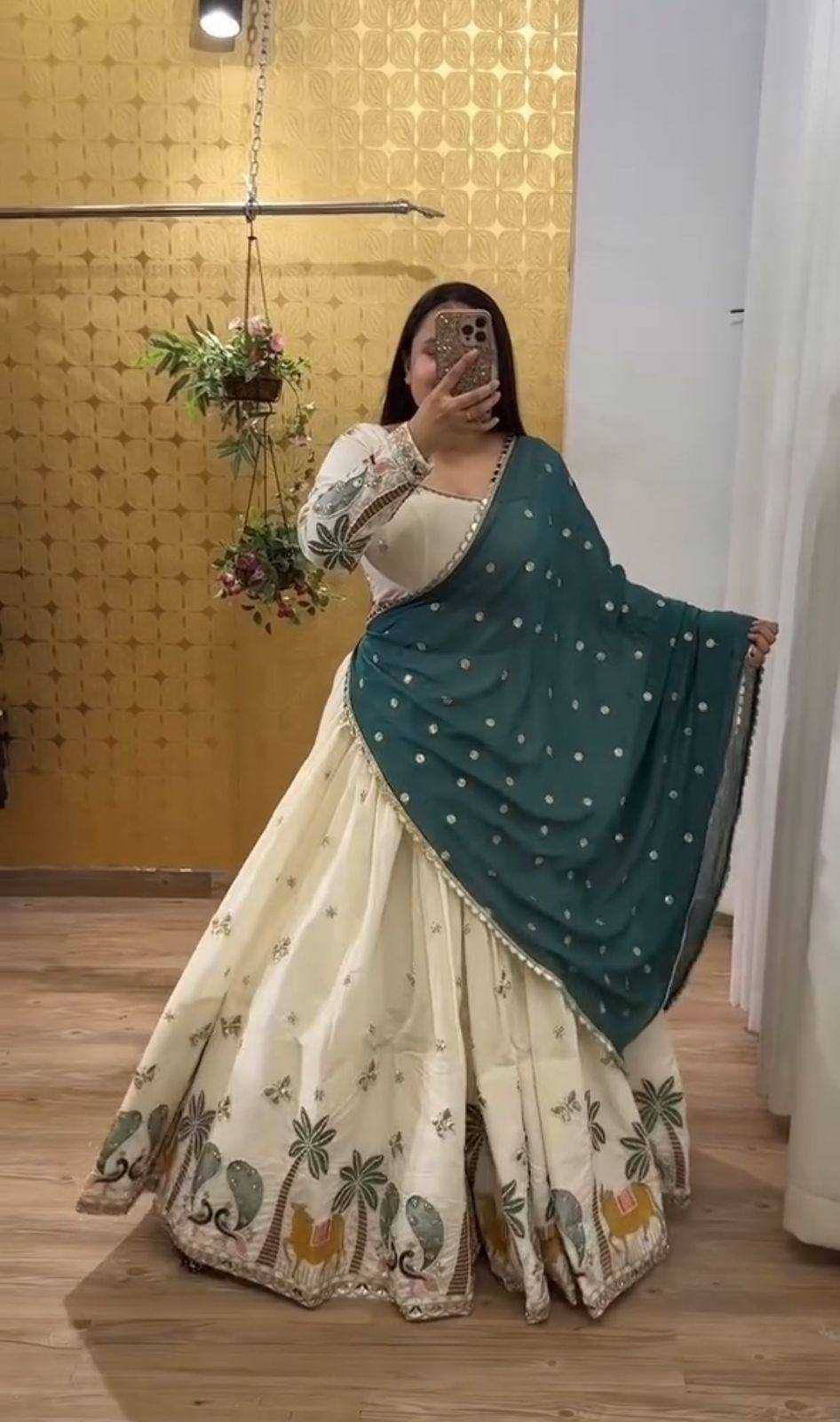Ynf Pure Cotton KESH496 N40 Lehengas Wedding Collections Festive Collections Wholesale Embroidered Lehenga Designer Lehenga Choli Navratri Chaniya Choli Manufacturer