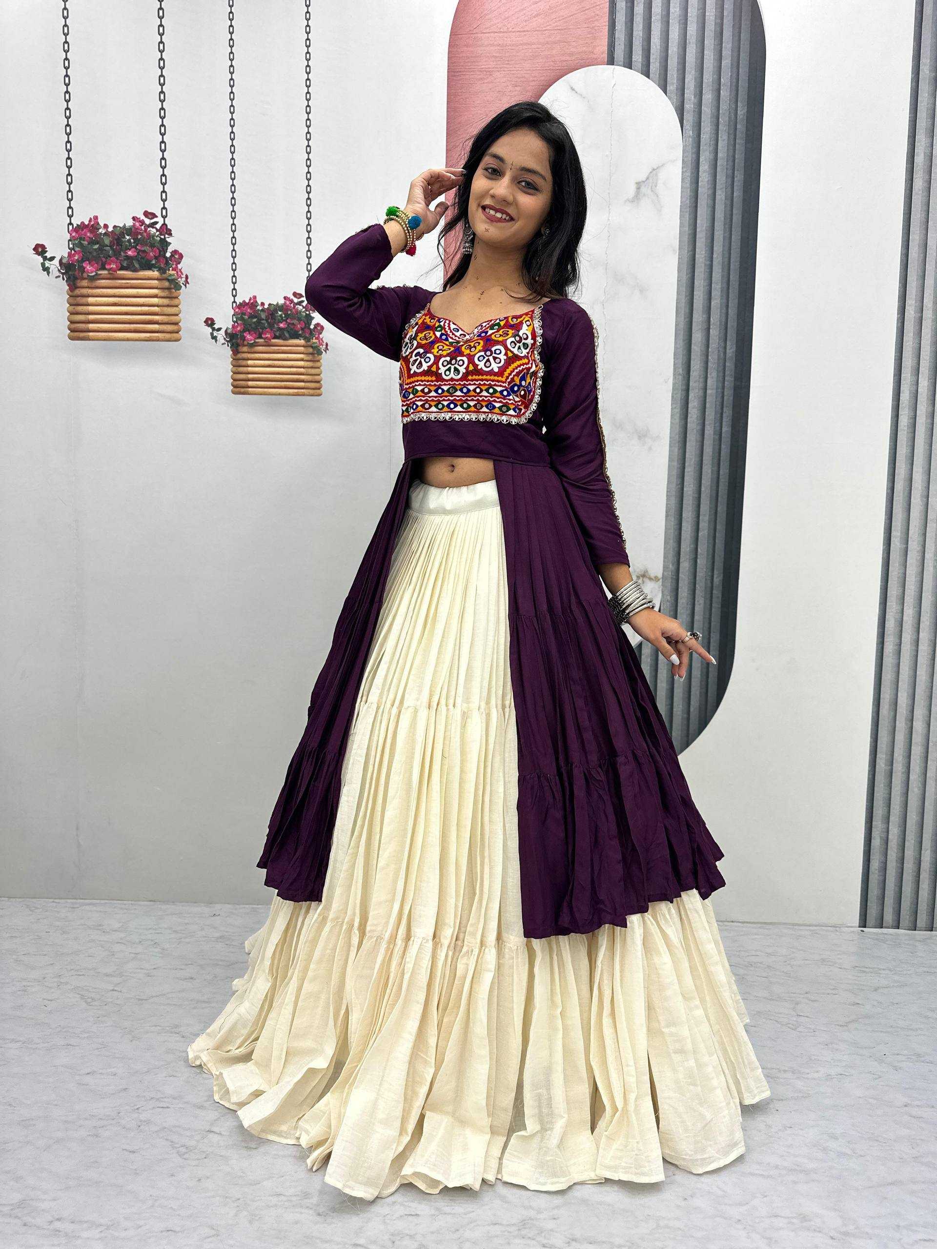 Ynf Pure Cotton KESH496 N47 Lehengas Western Wears Festive Collections Wholesale Designer Lehenga Choli Indo-Western Lehenga Navratri Chaniya Choli Manufacturer