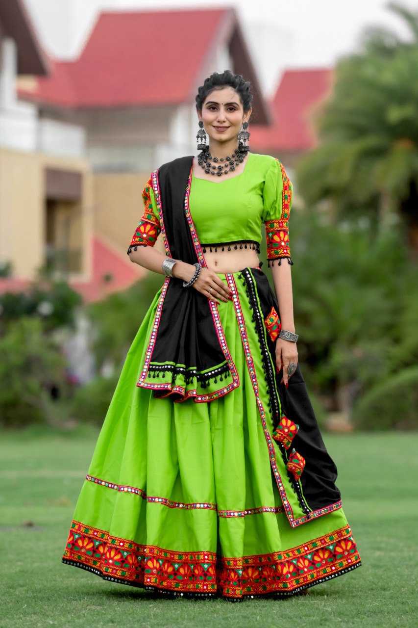 Ynf Pure Cotton RIN227 7067 Lehengas Wedding Collections Festive Collections Wholesale Lehenga With Dupatta Mirror Work Lehenga Lehenga With Blouse Manufacturer