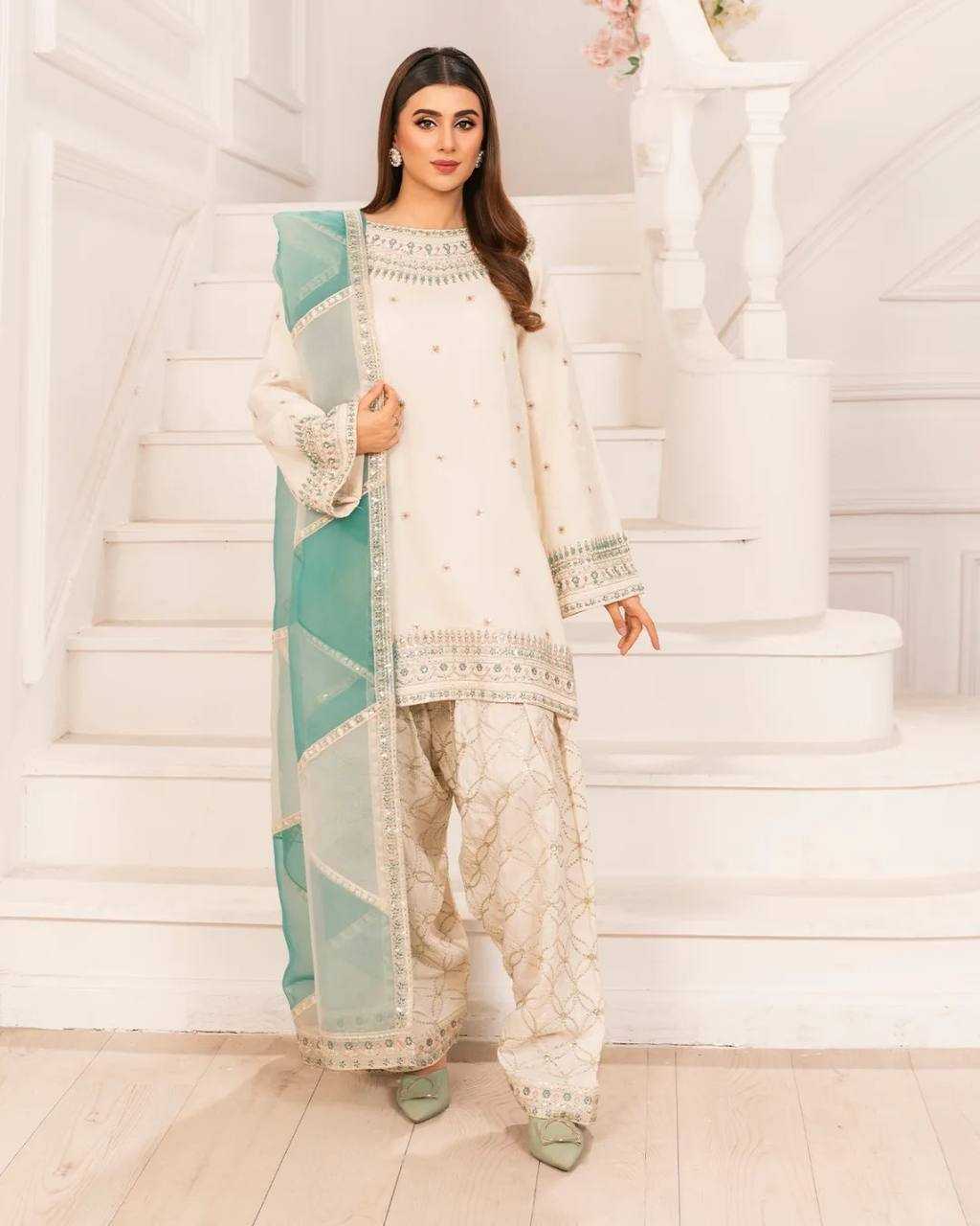 Ynf Pure Crepe KESH141 1120 Suits & Dresses Wedding Collections Festive Collections Wholesale Embroidery Suits Palazzo Suit Wedding Outfits Manufacturer