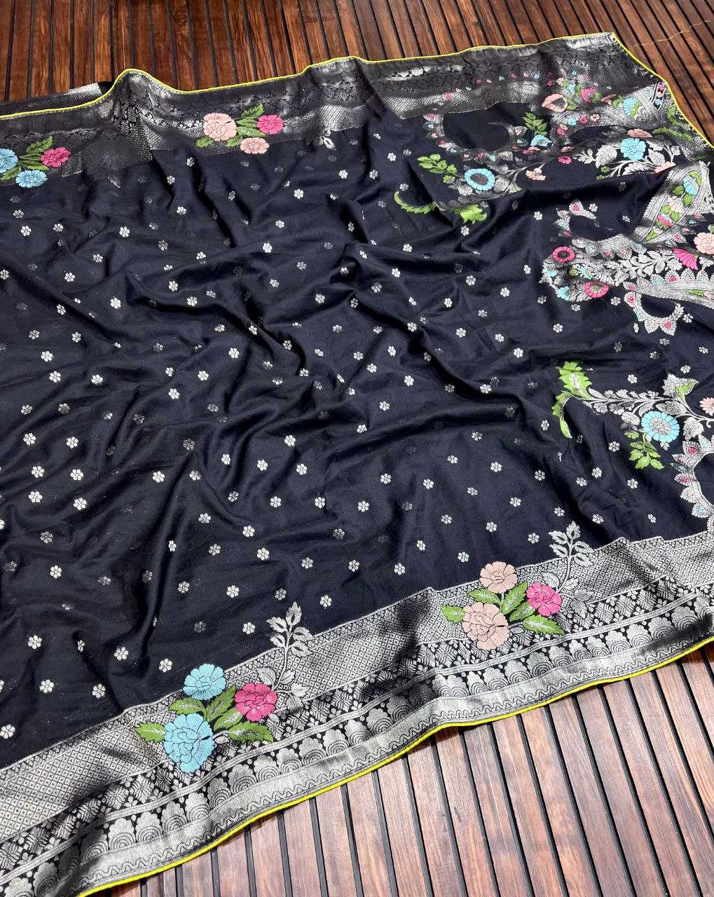 Ynf Pure Crepe RIN225 919 Sarees Wedding Collections Festive Collections Wholesale Georgette Sarees Festive Sarees Sarees With Blouse Manufacturer