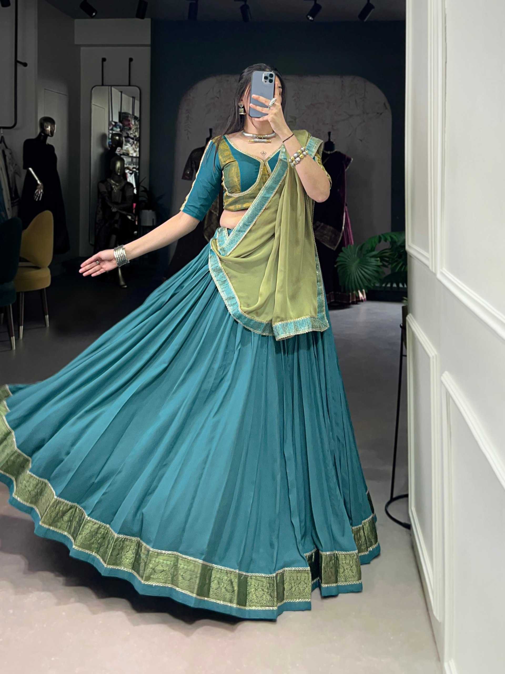 Ynf Pure Rayon KESH134 1608 Lehengas Festive Collections Wholesale Zari Work Lehenga Navratri Chaniya Choli Manufacturer