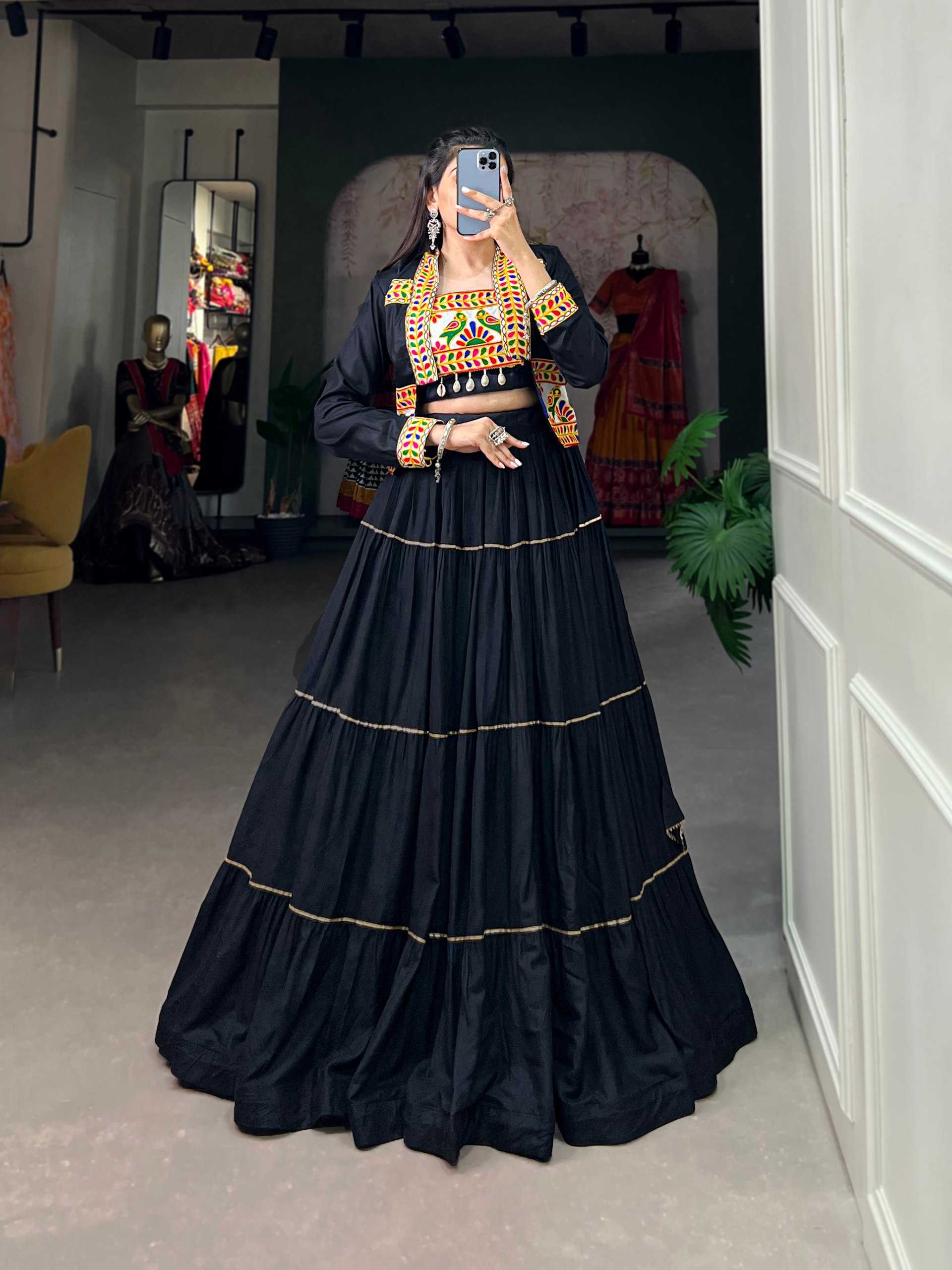Ynf Pure Rayon KESH134 JHAMKUDI Lehengas Festive Collections Wholesale Designer Lehenga Choli Lehenga With Blouse Navratri Chaniya Choli Manufacturer