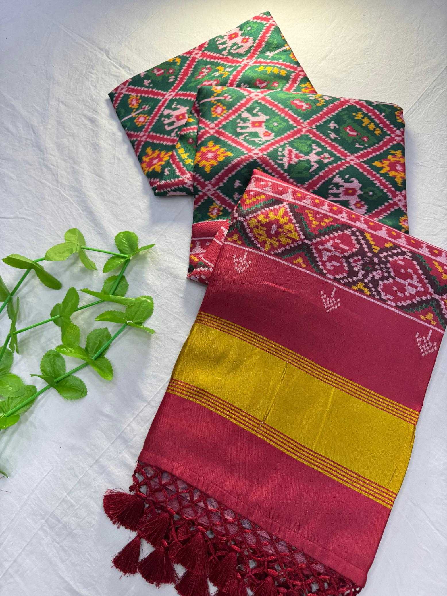 Ynf Pure Silk KESH532 MOTI MAHAL PATOLA Sarees Wholesale Designer Sarees Party Wear Sarees Fancy Sarees Manufacturer