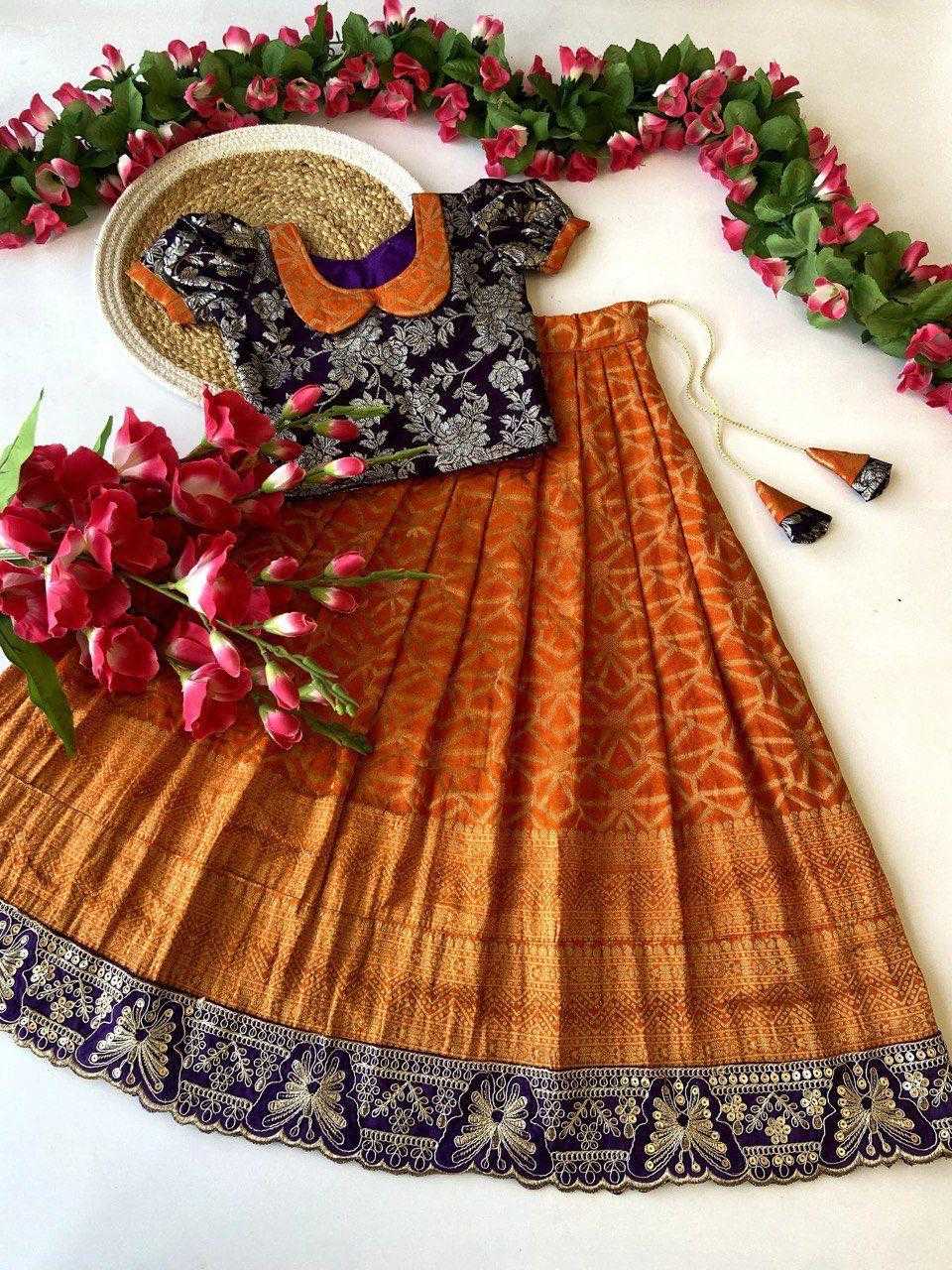 Ynf Pure Viscos KESH503 8024 Kids Wear Wholesale Kids Lehenga Kids Lehenga Choli Baby Girl Lehenga Manufacturer