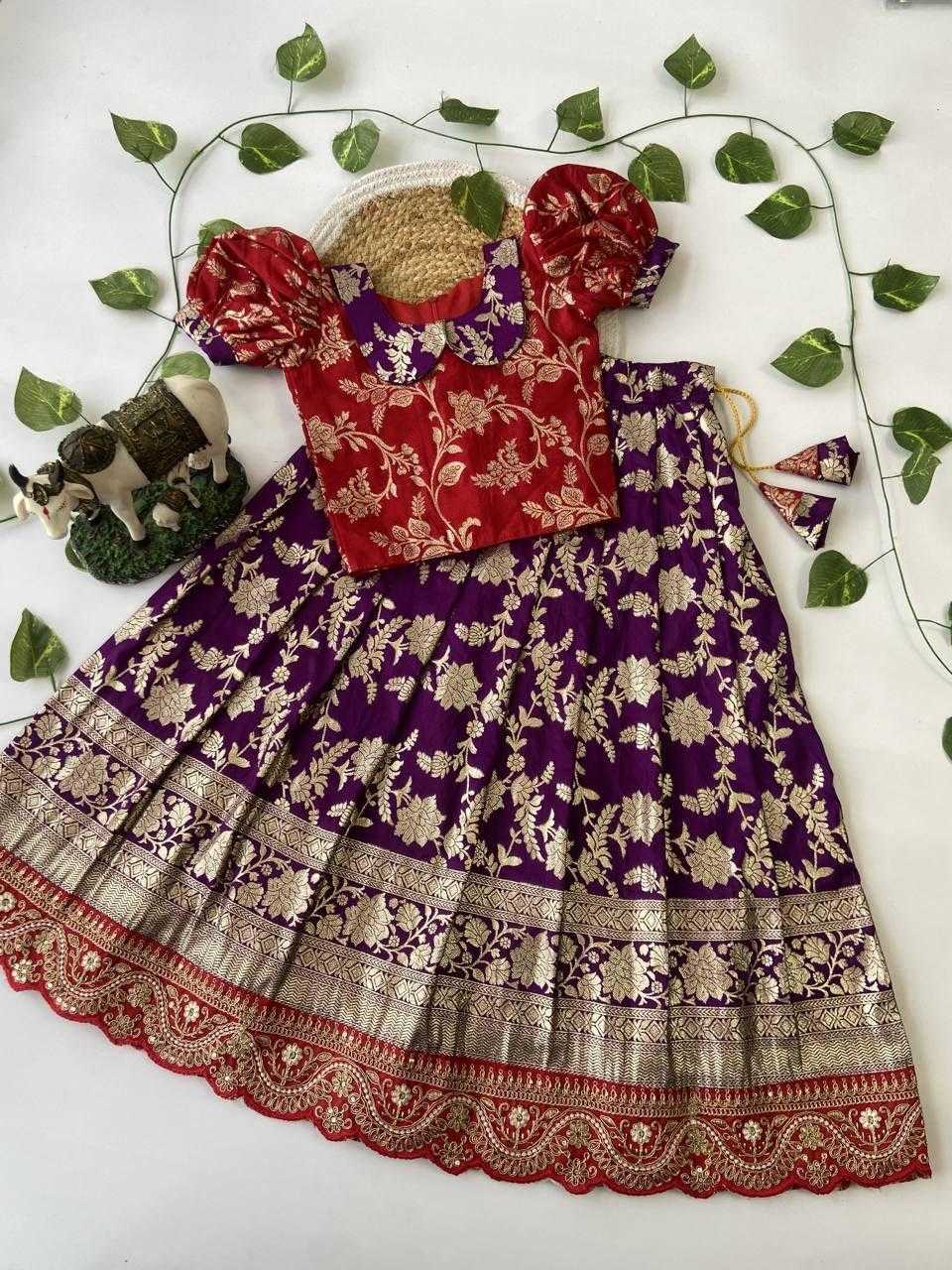 Ynf Pure Viscos KESH503 8033 Kids Wear Wholesale Kids Lehenga Kids Lehenga Choli Baby Girl Lehenga Manufacturer
