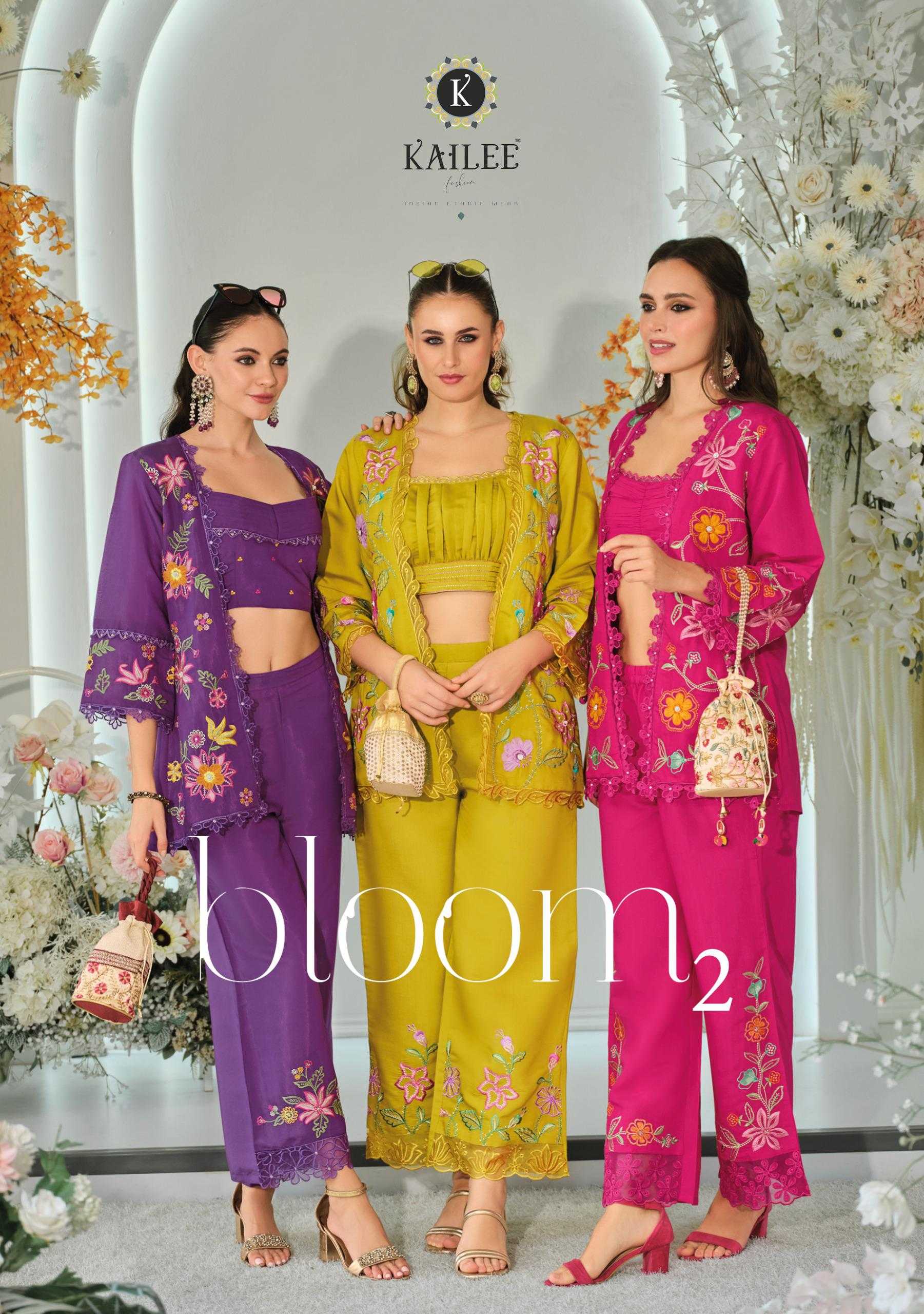 Ynf Pure Viscos RIN190 KAILEE-BLOOM-2 Suits & Dresses Wholesale Dresses Manufacturer