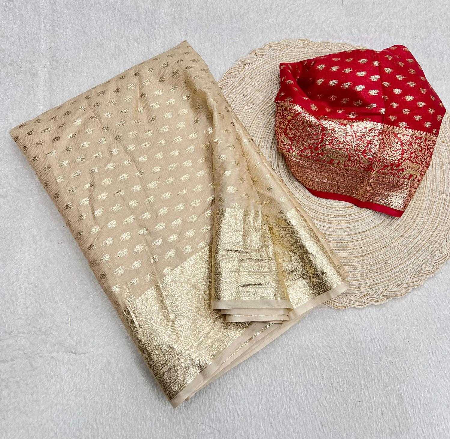 Ynf Pure Viscos RIN198 LALA Sarees Festive Collections Wholesale Georgette Sarees Viscose Saree Onam Collections Manufacturer