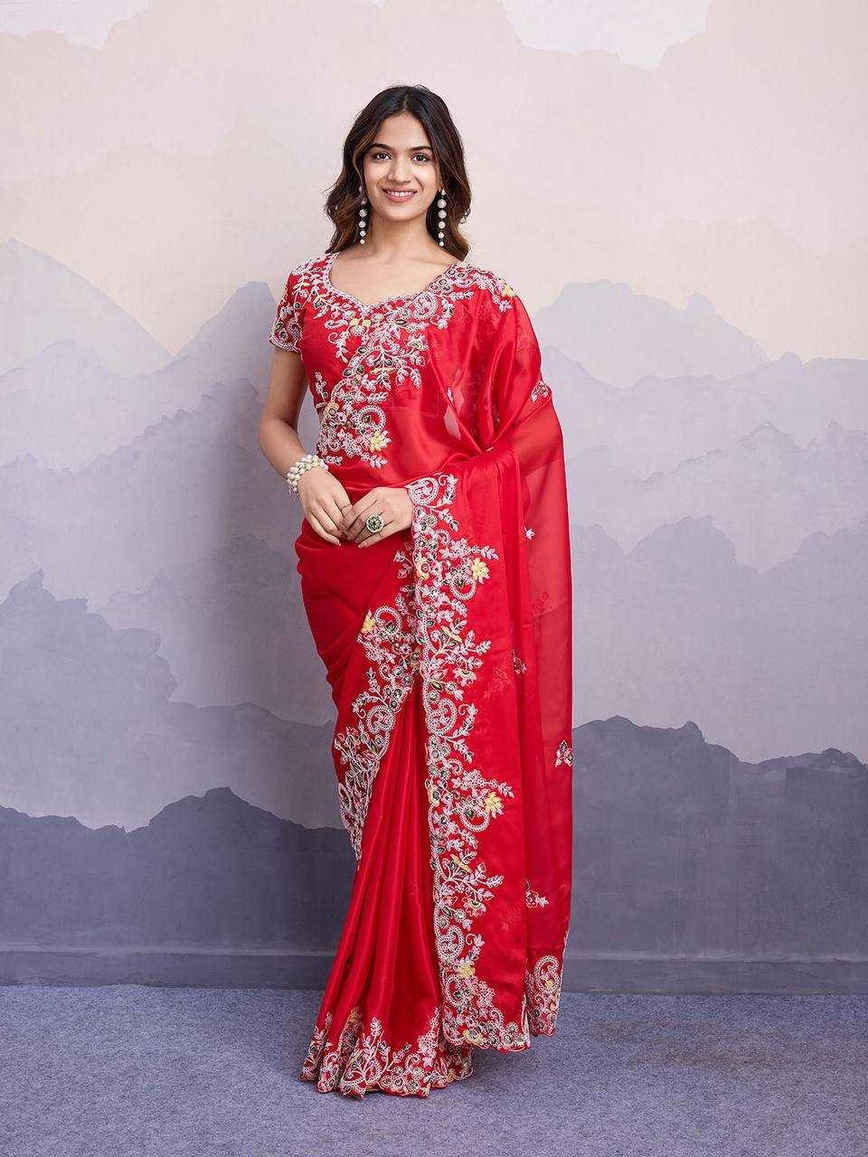 Ynf Rangoli Silk RIN188 rajvi Sarees Wholesale Designer Sarees Party Wear Sarees Fancy Sarees Manufacturer