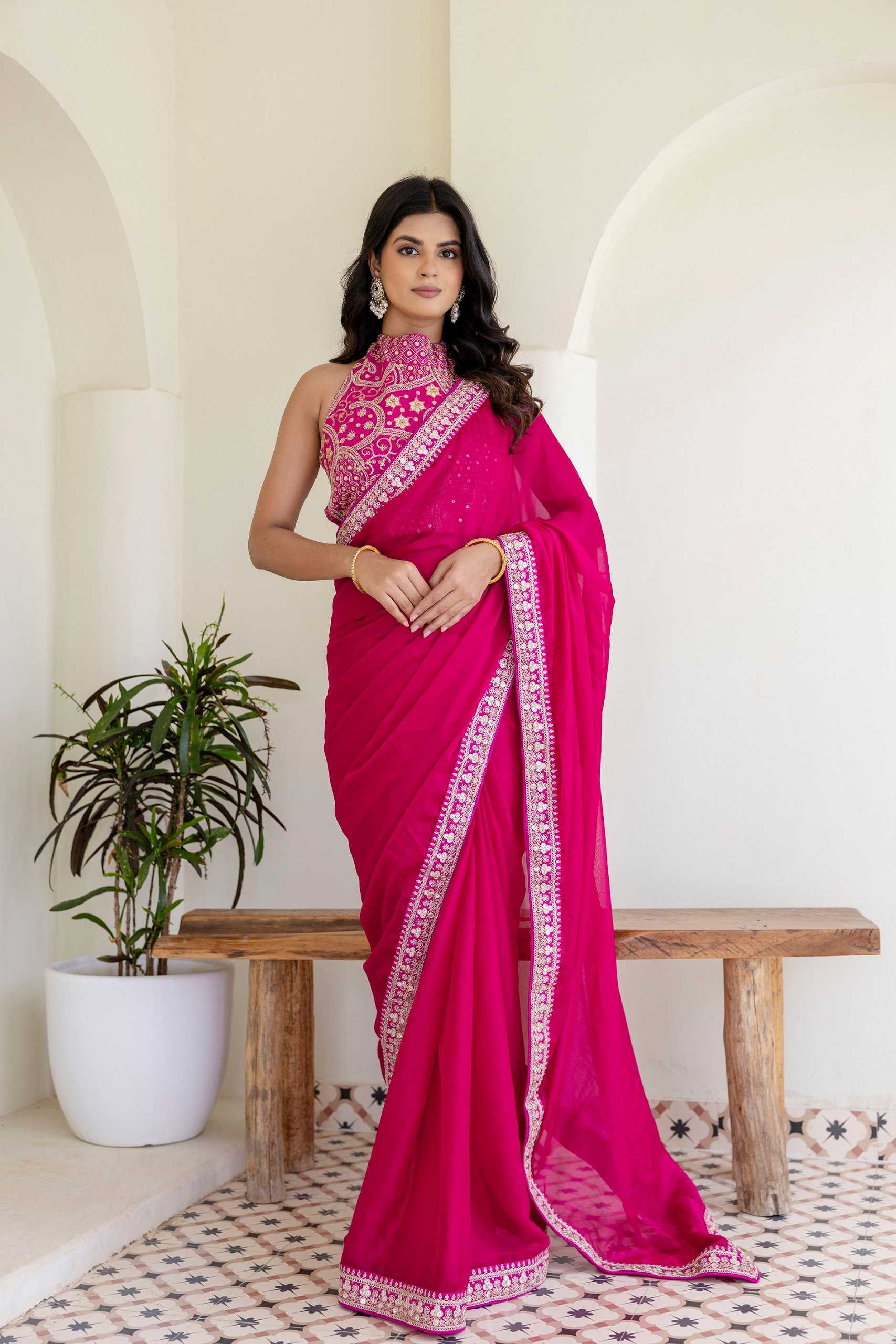 Ynf Rangoli Silk RIN228 319 Sarees Wedding Collections Festive Collections Wholesale Silk Sarees Sarees With Blouse Pink Sarees Manufacturer