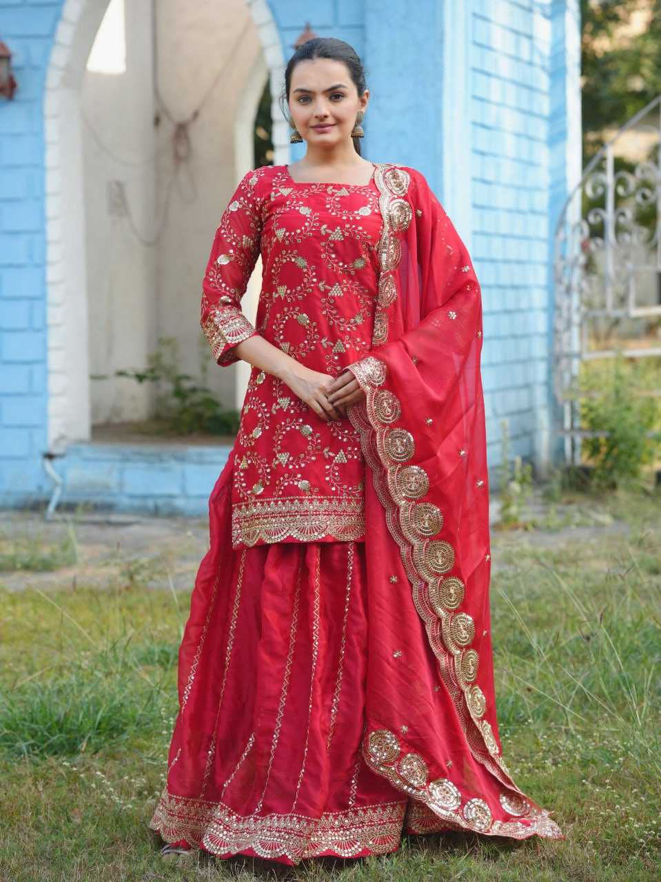 Ynf Rangoli Silk RIN232 45 Suits & Dresses Wedding Collections Festive Collections Wholesale Designer Suits Embroidered Suits Wedding Outfits Manufacturer