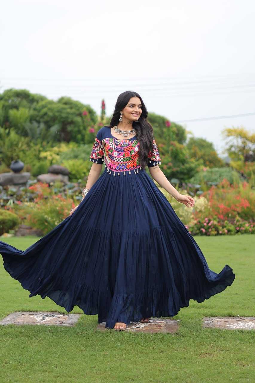 Ynf Rayon KESH491 5259 Gowns Wedding Collections Festive Collections Wholesale Fancy Gowns Party Gowns Long Gowns Manufacturer