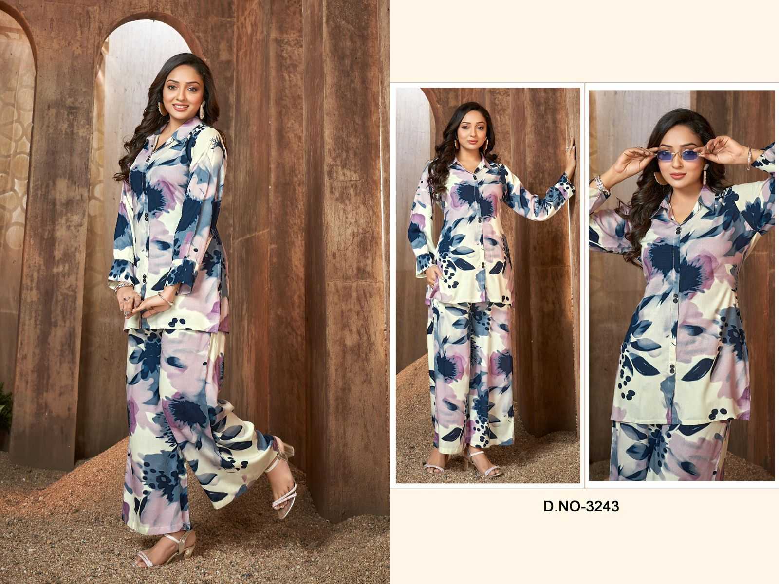 Ynf Rayon RIN190 3232 Setwise Collections Wholesale Night Wear Catalogs Manufacturer