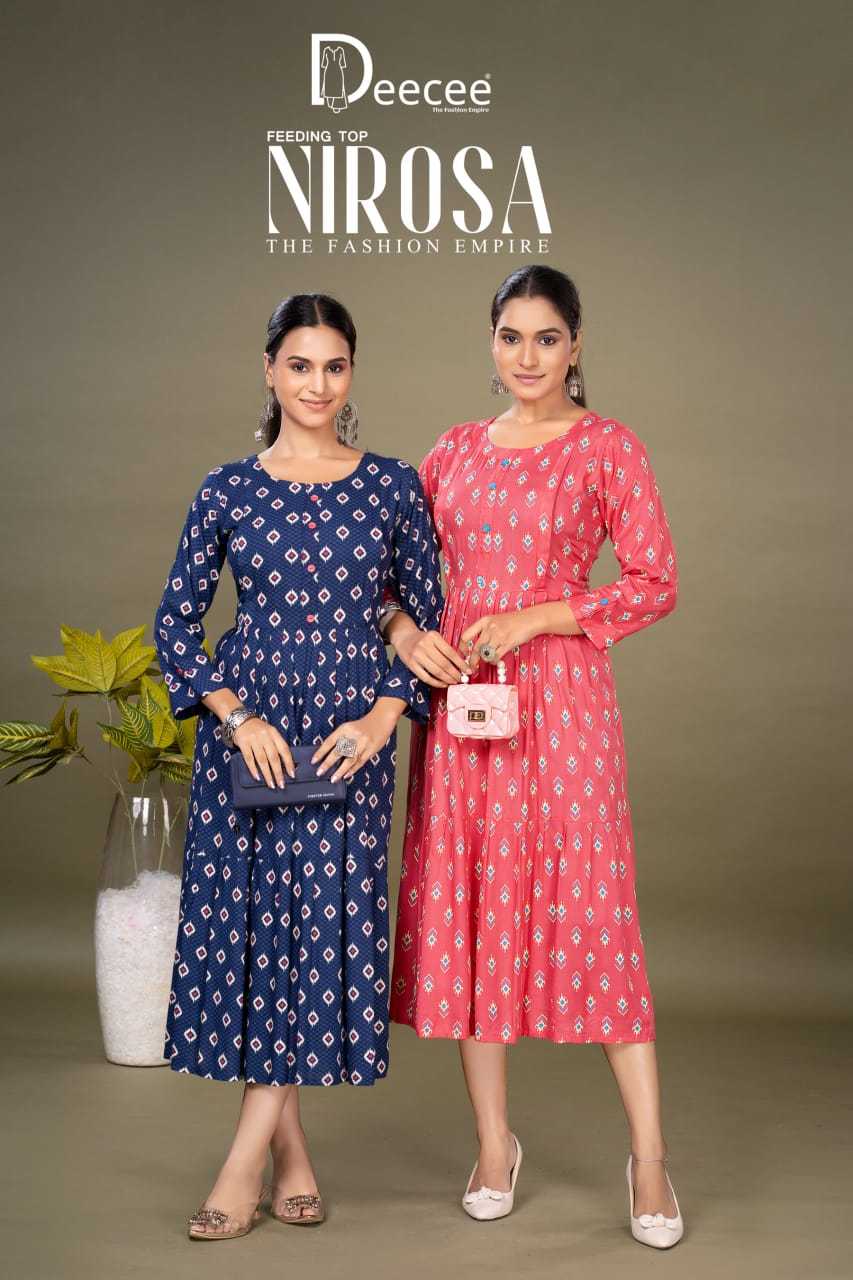 Ynf Rayon RIN190 DEECEE-NIROSA Setwise Collections Wholesale Gowns Catalogs Manufacturer