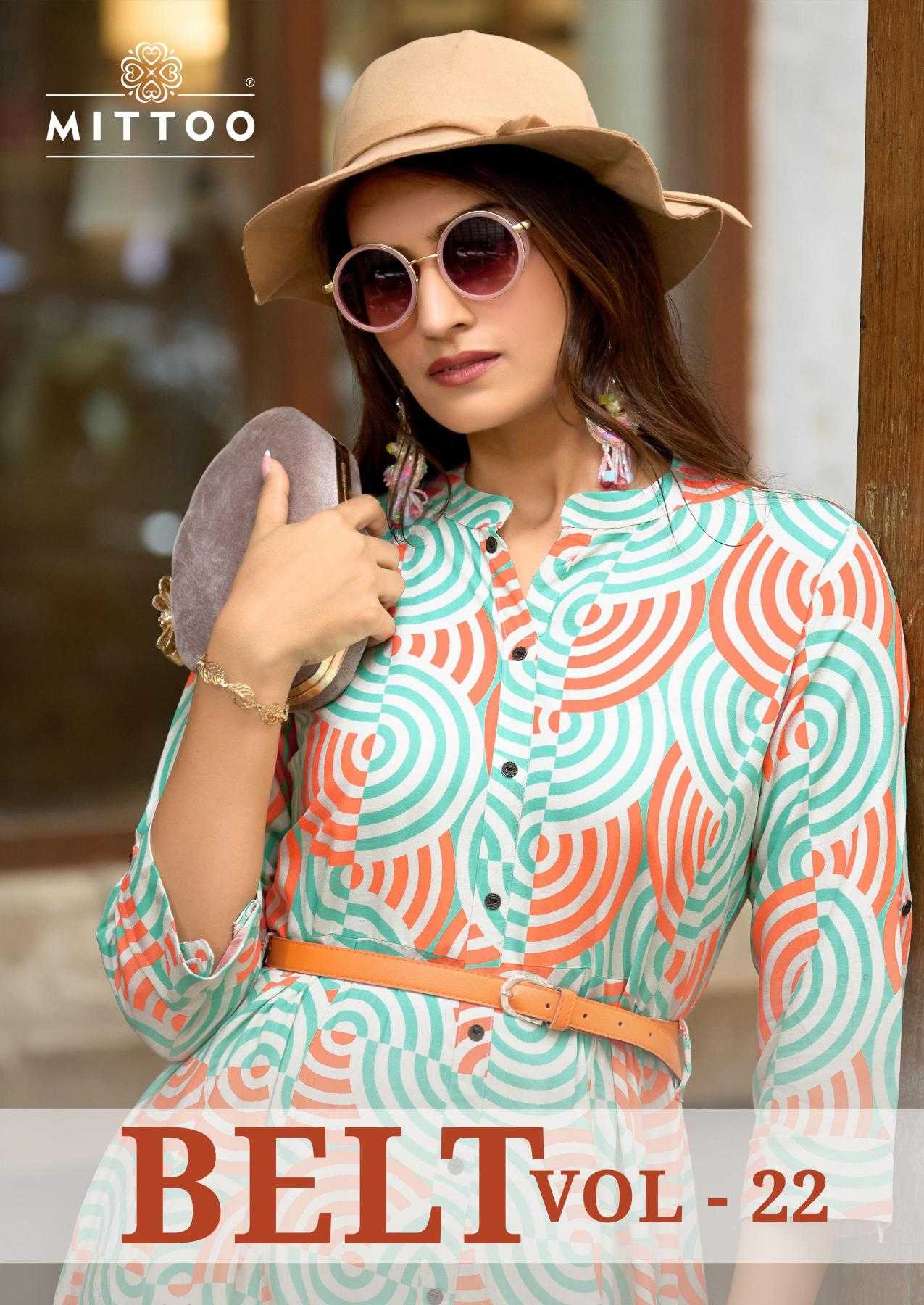 Ynf Rayon RIN190 MITTOO-Belt Vol 22 Setwise Collections Wholesale Dresses & Suits Catalogs Manufacturer