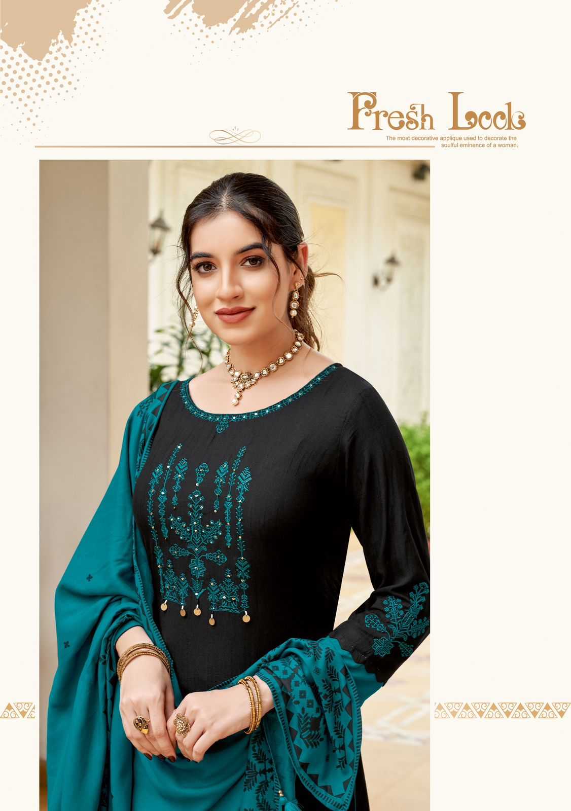 Ynf Rayon RIN190 MITTOO-Festiva Setwise Collections Wholesale Dresses & Suits Catalogs Manufacturer