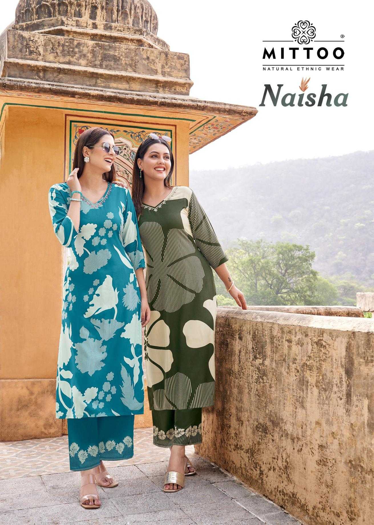 Ynf Rayon RIN190 MITTOO-Naisha Setwise Collections Wholesale Kurtis Catalogs Manufacturer