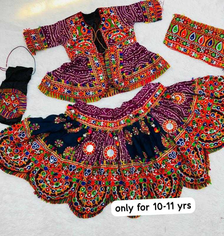 Ynf Rayon RIN235 Cap and Kedia Kids Wear Wholesale Kids Lehenga Kids Lehenga Choli Kids Navratri Outfits Manufacturer