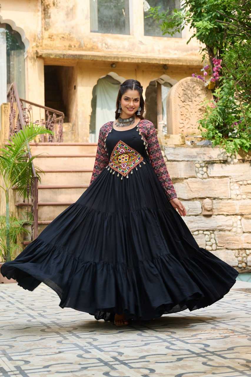 Ynf Reyon Cotton KESH491 9256 Gowns Festive Collections Wholesale Embroidery Gowns Navratri Chaniya Choli Manufacturer