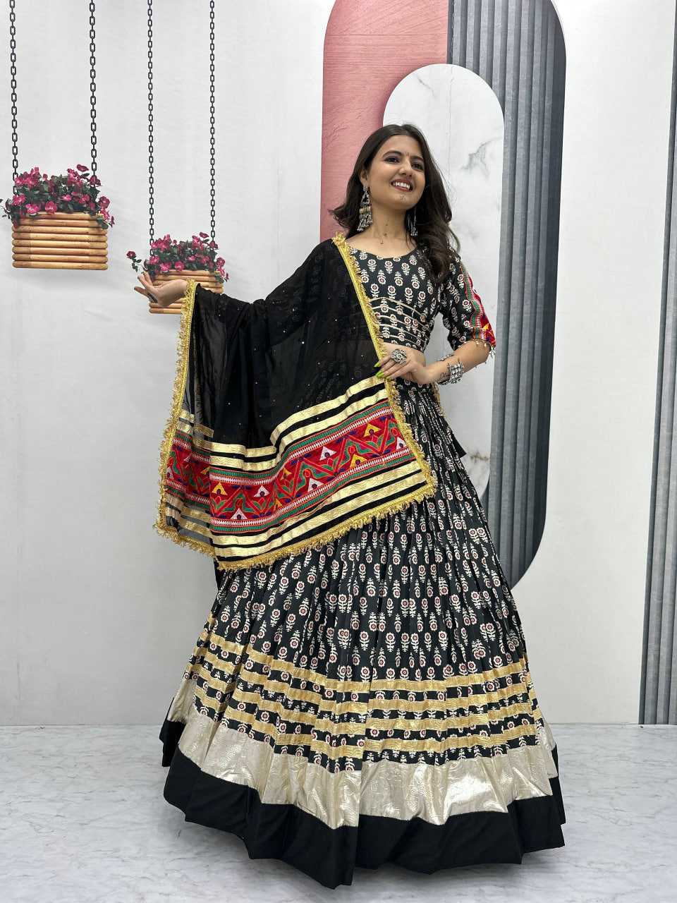 Ynf Reyon Cotton KESH496 N38 Lehengas Wedding Collections Festive Collections Wholesale Designer Lehenga Designer Lehenga Choli Navratri Chaniya Choli Manufacturer